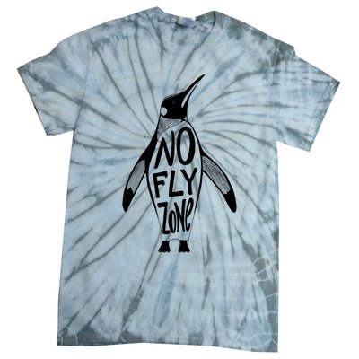 Funny Penguin Pilot Christmas Gift Idea Tie-Dye T-Shirt