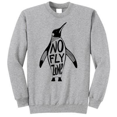 Funny Penguin Pilot Christmas Gift Idea Tall Sweatshirt