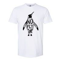 Funny Penguin Pilot Christmas Gift Idea Softstyle CVC T-Shirt