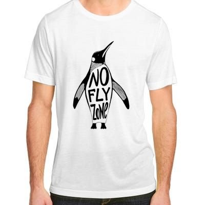 Funny Penguin Pilot Christmas Gift Idea Adult ChromaSoft Performance T-Shirt