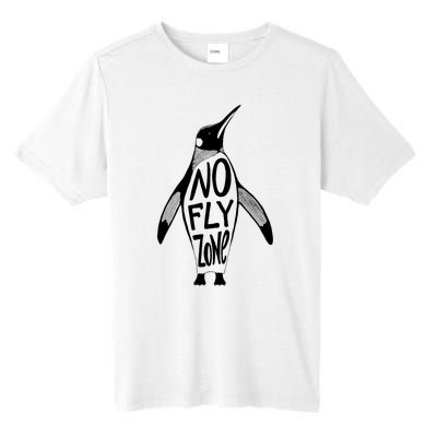 Funny Penguin Pilot Christmas Gift Idea Tall Fusion ChromaSoft Performance T-Shirt