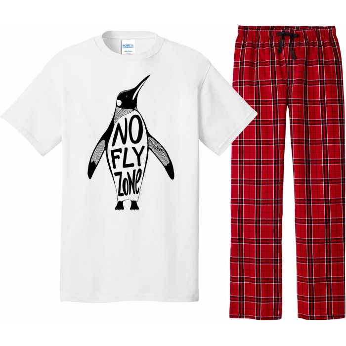 Funny Penguin Pilot Christmas Gift Idea Pajama Set