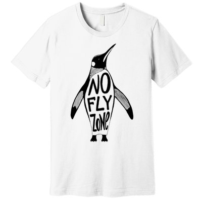 Funny Penguin Pilot Christmas Gift Idea Premium T-Shirt