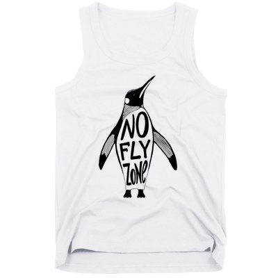 Funny Penguin Pilot Christmas Gift Idea Tank Top