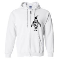 Funny Penguin Pilot Christmas Gift Idea Full Zip Hoodie