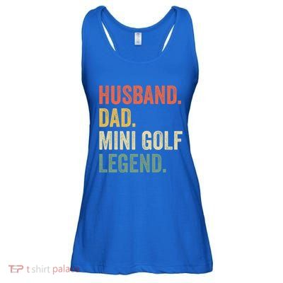 Funny Putt Putt Golf Husband Dad Mini Golf Legend Vintage Gift Ladies Essential Flowy Tank