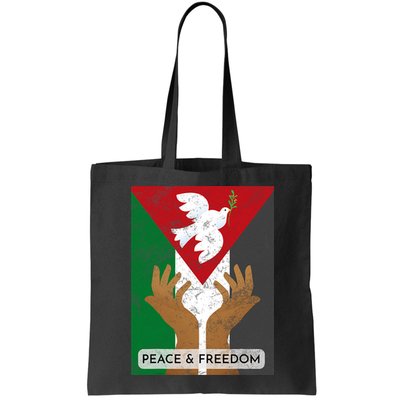 Free Palestine Peace & Freedom Support Palestine And Gaza Bag