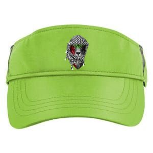 Free Palestine Palestinian Lion Gift Adult Drive Performance Visor