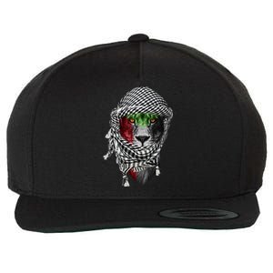 Free Palestine Palestinian Lion Gift Wool Snapback Cap