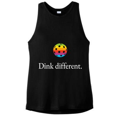 Funny Pickleball Player Lover Dinking Problem Gift Ladies PosiCharge Tri-Blend Wicking Tank