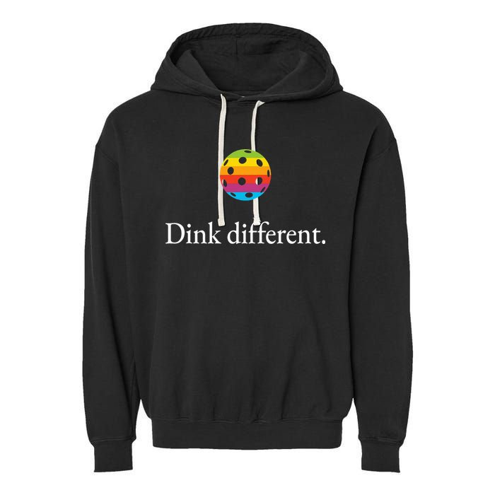 Funny Pickleball Player Lover Dinking Problem Gift Garment-Dyed Fleece Hoodie