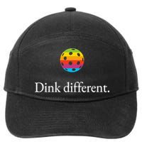 Funny Pickleball Player Lover Dinking Problem Gift 7-Panel Snapback Hat