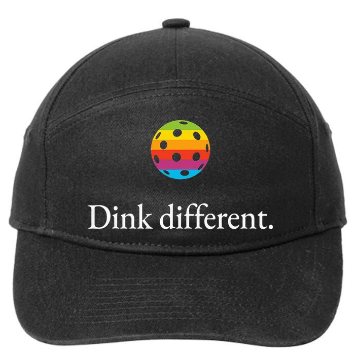 Funny Pickleball Player Lover Dinking Problem Gift 7-Panel Snapback Hat