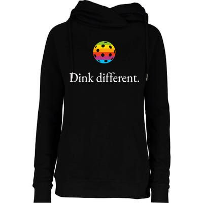 Funny Pickleball Player Lover Dinking Problem Gift Womens Funnel Neck Pullover Hood