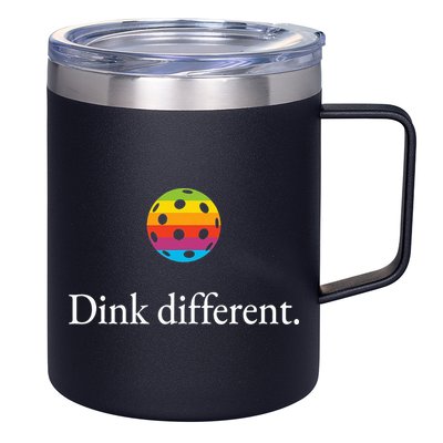 Funny Pickleball Player Lover Dinking Problem Gift 12oz Stainless Steel Coffee Mug
