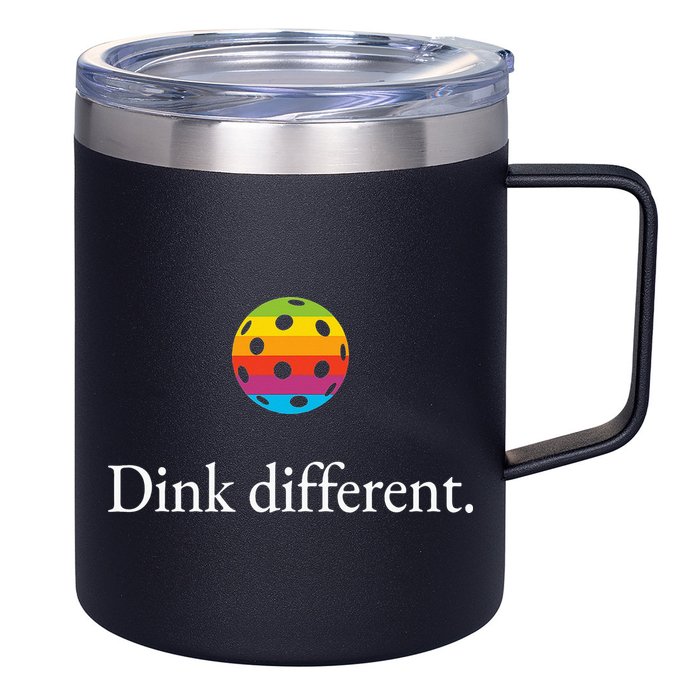 Funny Pickleball Player Lover Dinking Problem Gift 12oz Stainless Steel Coffee Mug