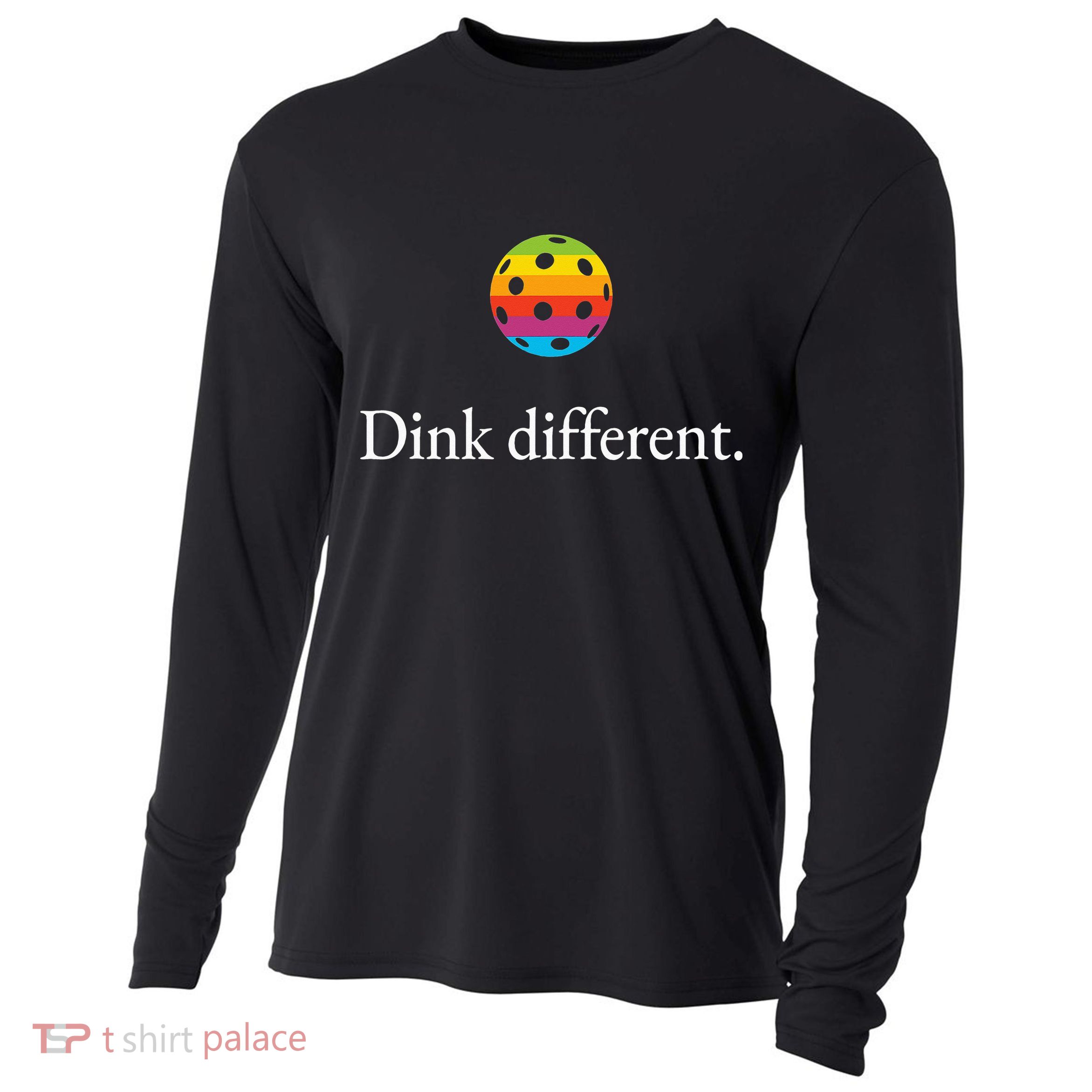 Funny Pickleball Player Lover Dinking Problem Gift Cooling Performance Long Sleeve Crew