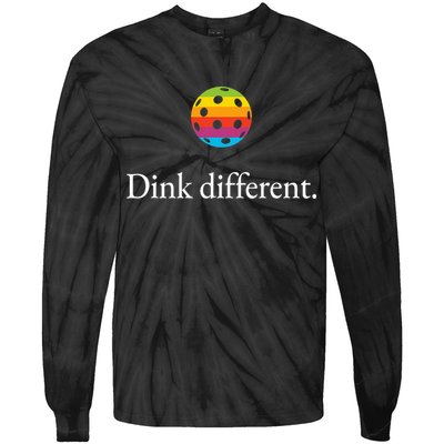 Funny Pickleball Player Lover Dinking Problem Gift Tie-Dye Long Sleeve Shirt