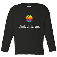 Funny Pickleball Player Lover Dinking Problem Gift Toddler Long Sleeve Shirt