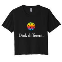 Funny Pickleball Player Lover Dinking Problem Gift Crop Top