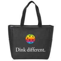 Funny Pickleball Player Lover Dinking Problem Gift Zip Tote Bag
