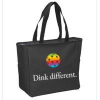 Funny Pickleball Player Lover Dinking Problem Gift Zip Tote Bag