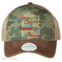 Funny Pickleball Pledge Pickleball Player Coach Legacy Tie Dye Trucker Hat