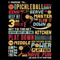 Funny Pickleball Pledge Pickleball Player Coach Cropped Pullover Crew