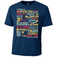 Funny Pickleball Pledge Pickleball Player Coach Cooling Performance Crew T-Shirt