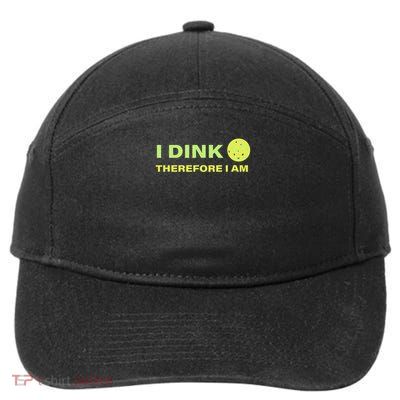 Funny Pickleball Player Dink 7-Panel Snapback Hat