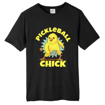 Funny Pickleball Pickleball Chick Player Loves To Play Tall Fusion ChromaSoft Performance T-Shirt