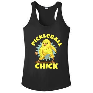 Funny Pickleball Pickleball Chick Player Loves To Play Ladies PosiCharge Competitor Racerback Tank