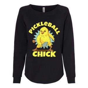 Funny Pickleball Pickleball Chick Player Loves To Play Womens California Wash Sweatshirt