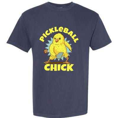 Funny Pickleball Pickleball Chick Player Loves To Play Garment-Dyed Heavyweight T-Shirt