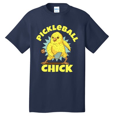 Funny Pickleball Pickleball Chick Player Loves To Play Tall T-Shirt