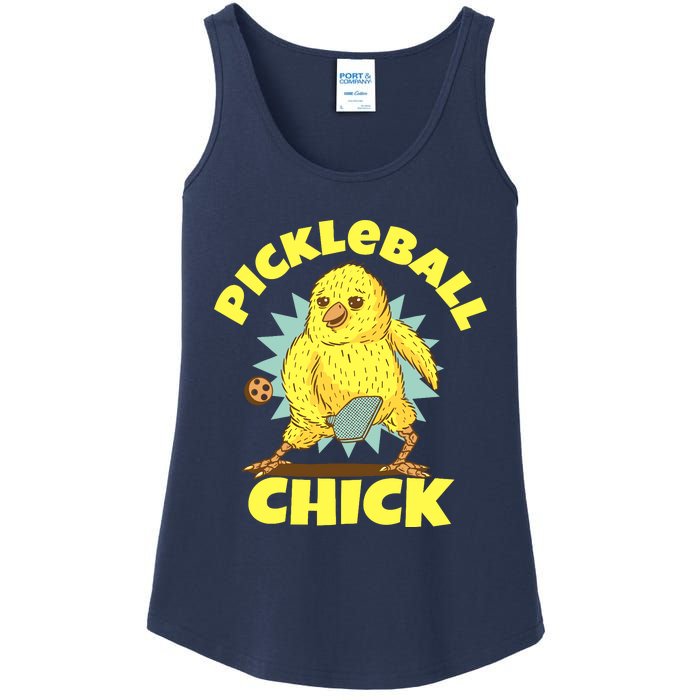 Funny Pickleball Pickleball Chick Player Loves To Play Ladies Essential Tank