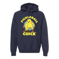 Funny Pickleball Pickleball Chick Player Loves To Play Premium Hoodie