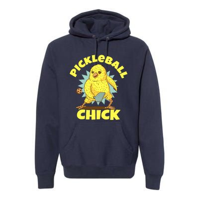 Funny Pickleball Pickleball Chick Player Loves To Play Premium Hoodie