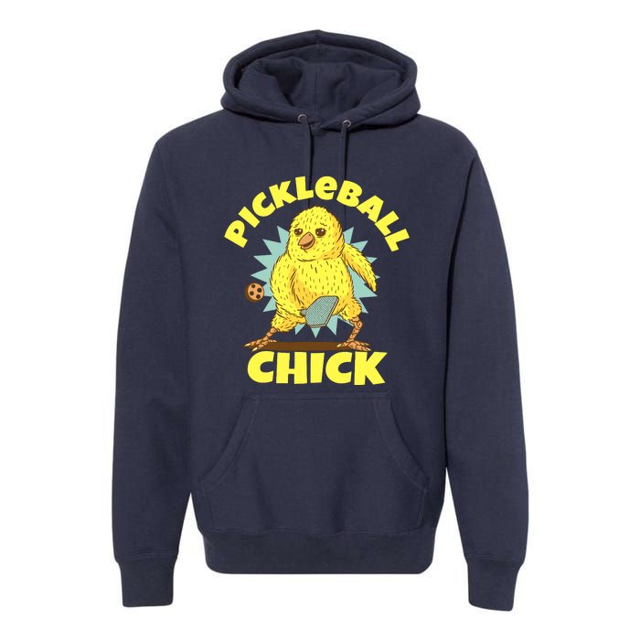 Funny Pickleball Pickleball Chick Player Loves To Play Premium Hoodie