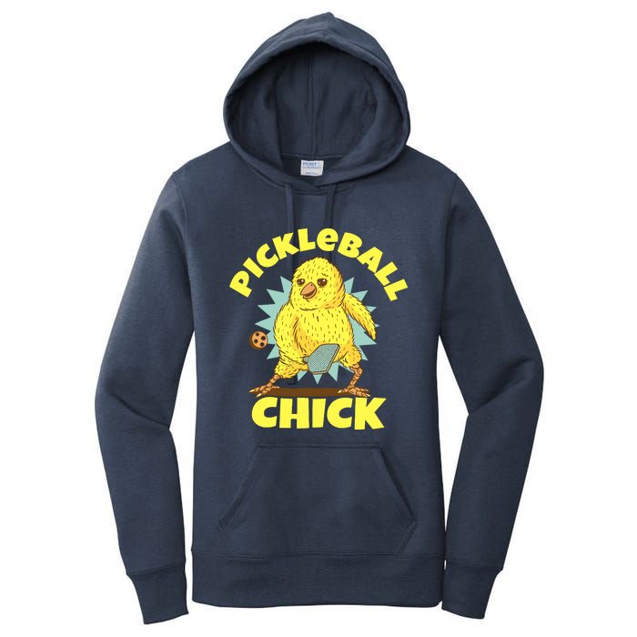 Funny Pickleball Pickleball Chick Player Loves To Play Women's Pullover Hoodie