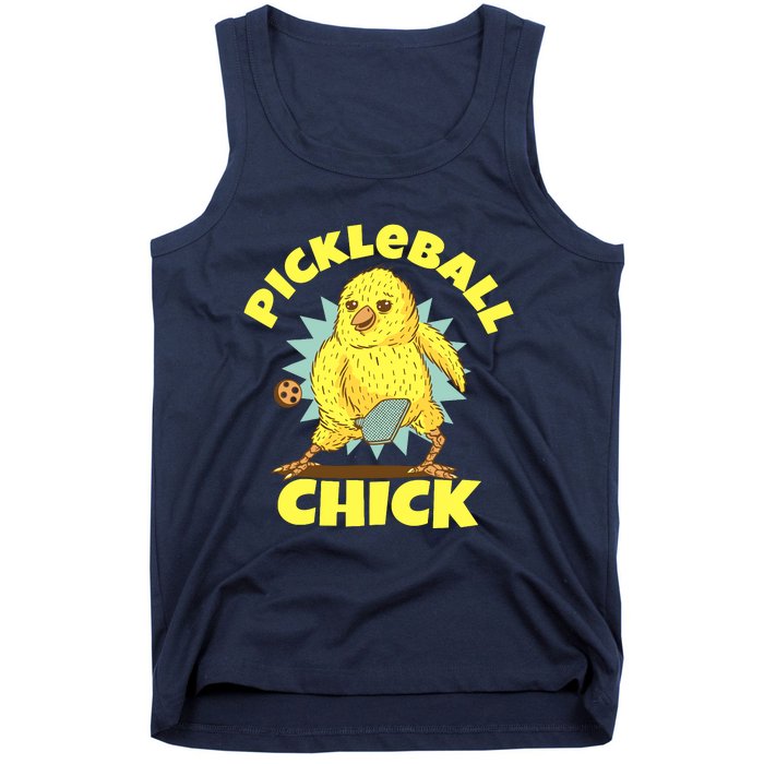 Funny Pickleball Pickleball Chick Player Loves To Play Tank Top