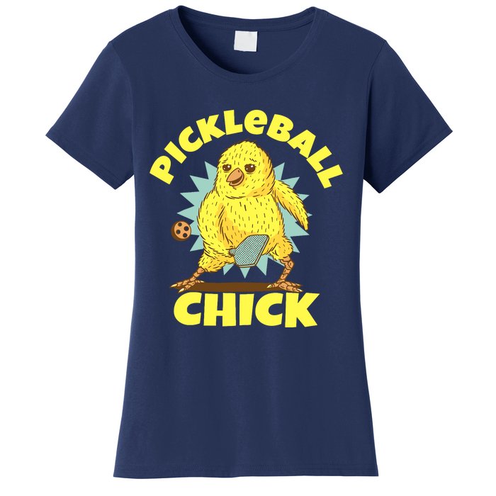 Funny Pickleball Pickleball Chick Player Loves To Play Women's T-Shirt