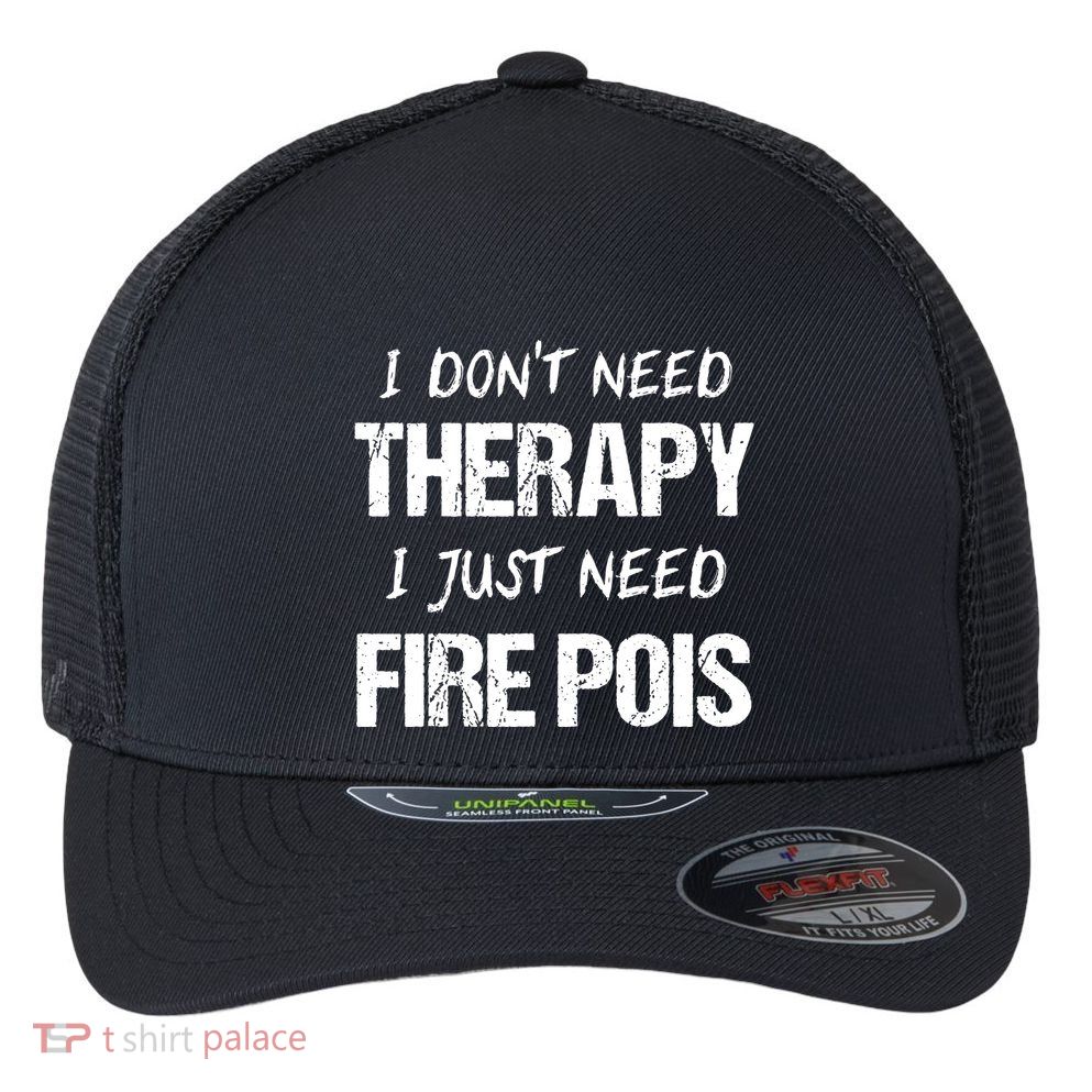 Fire Poi Poi Fire Dancer Juggling Flexfit Unipanel Trucker Cap