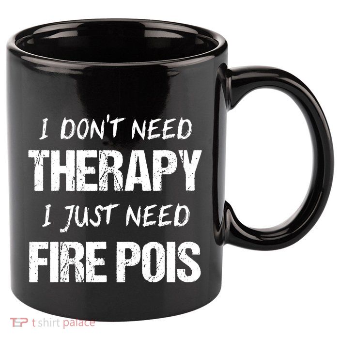 Fire Poi Poi Fire Dancer Juggling 11oz C Handle Ceramic Mug