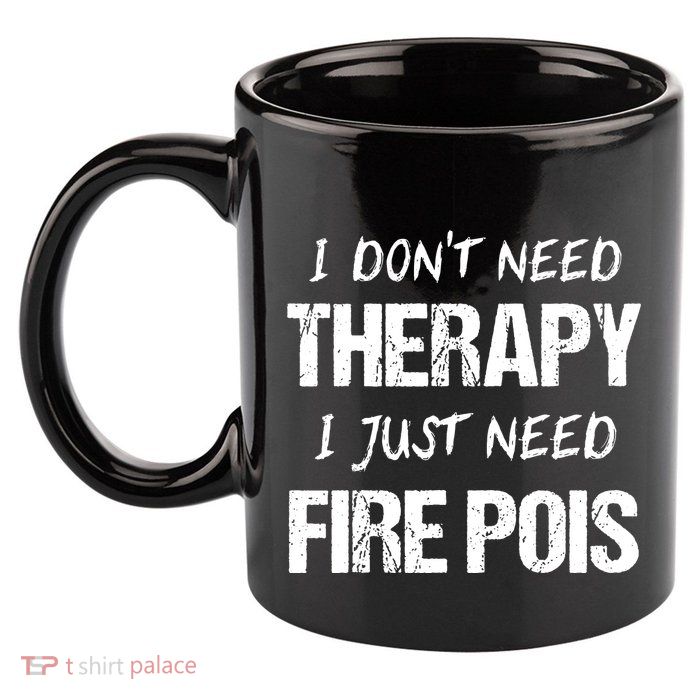 Fire Poi Poi Fire Dancer Juggling 11oz C Handle Ceramic Mug
