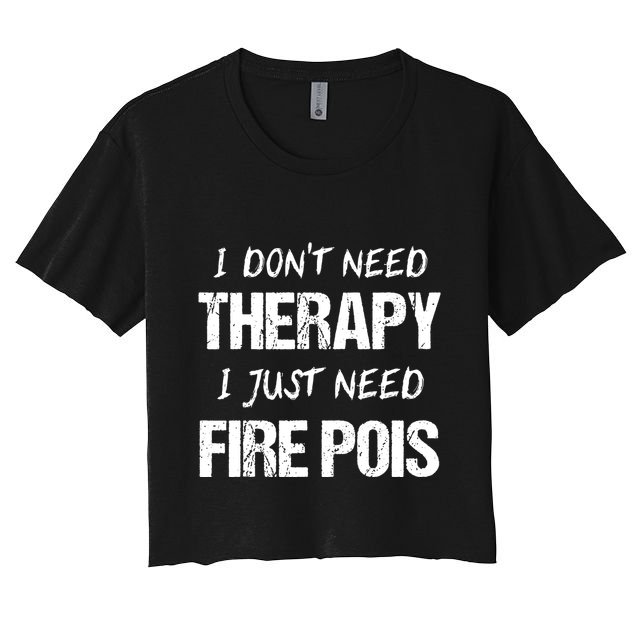 Fire Poi Poi Fire Dancer Juggling Crop Top