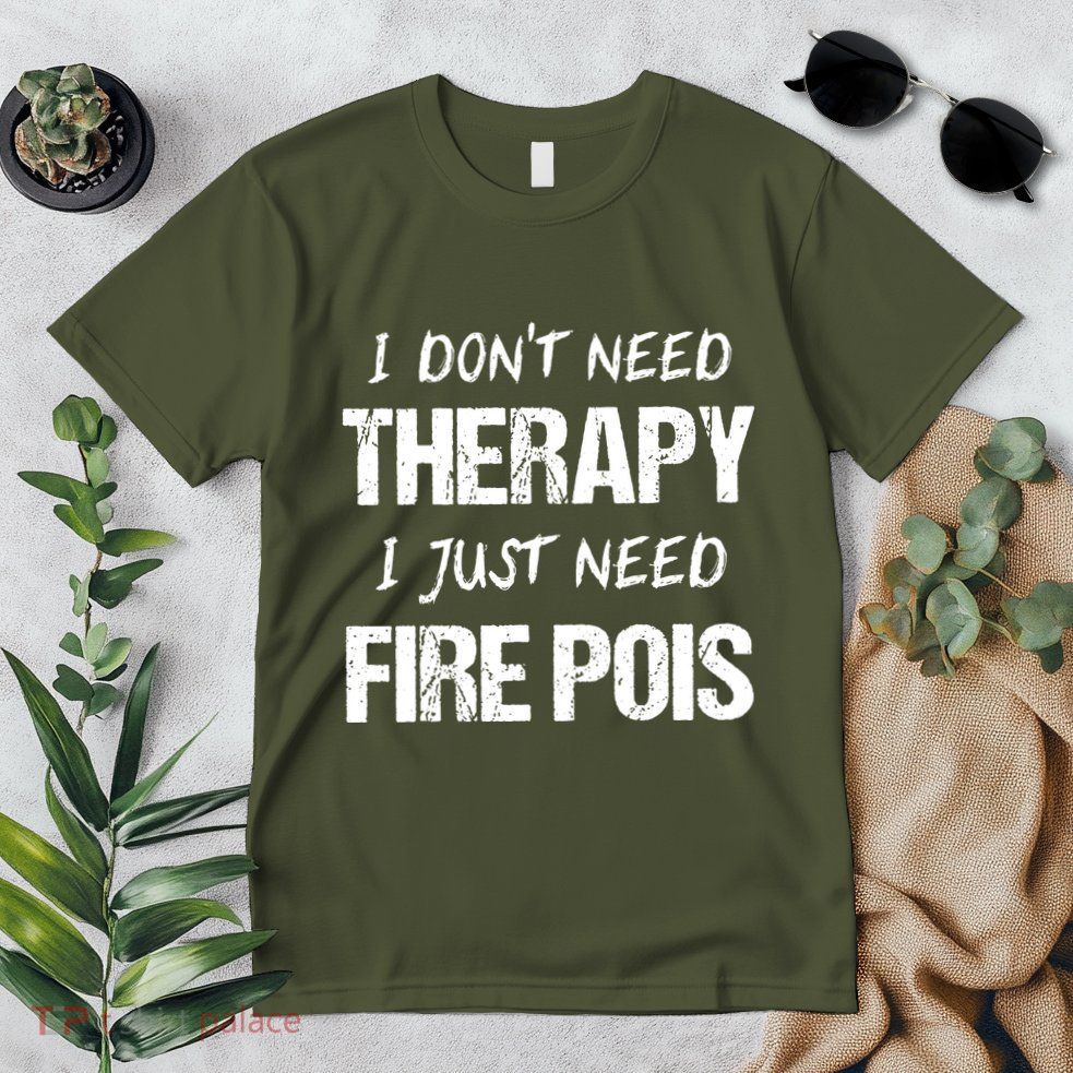 Fire Poi Poi Fire Dancer Juggling Premium T-Shirt