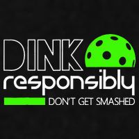 Funny Pickleball Player Dink Responsibly Don't Get Smashed Ladies PosiCharge Tri-Blend Wicking Tank