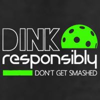Funny Pickleball Player Dink Responsibly Don't Get Smashed 7 Panel Mesh Trucker Snapback Hat