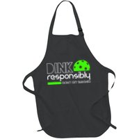 Funny Pickleball Player Dink Responsibly Don't Get Smashed Apron